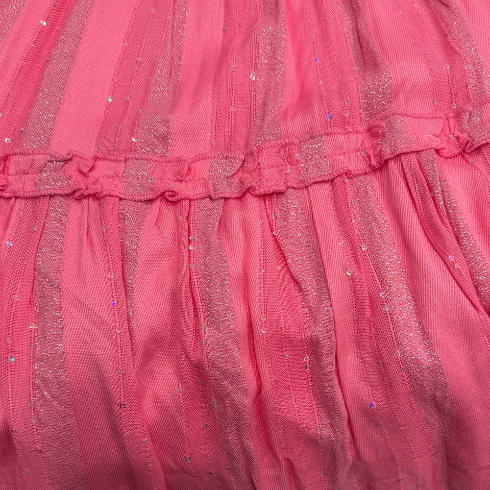 Pink Ruffled Smocked Dress - Picture 10 of 10